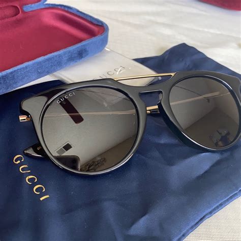 fake white gucci sunglasses|authentic gucci sunglasses excellent condition.